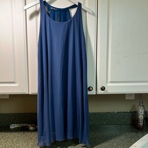 Title Nine Blue Sleeveless Dress